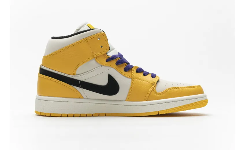 Bstsneaker- Air Jordan 1 Mid SE Lakers 852542-700 