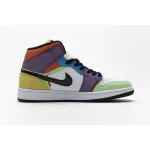 Bstsneaker- Air Jordan 1 Mid SE Multi-Color (W) CW1140-100 