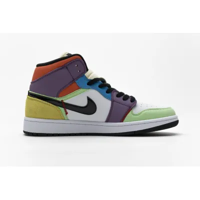 Bstsneaker- Air Jordan 1 Mid SE Multi-Color (W) CW1140-100  02