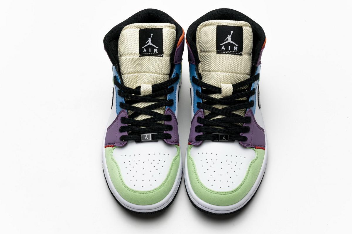 Bstsneaker- Air Jordan 1 Mid SE Multi-Color (W) CW1140-100 