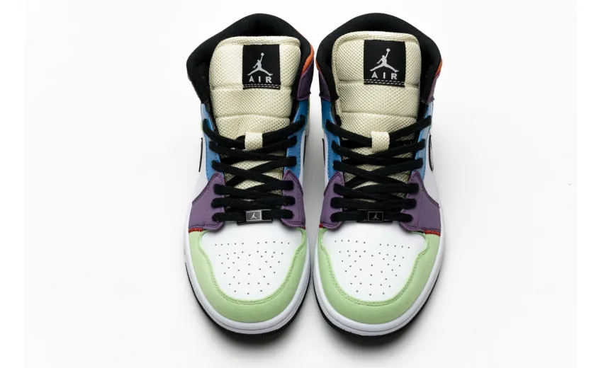 Bstsneaker- Air Jordan 1 Mid SE Multi-Color (W) CW1140-100 