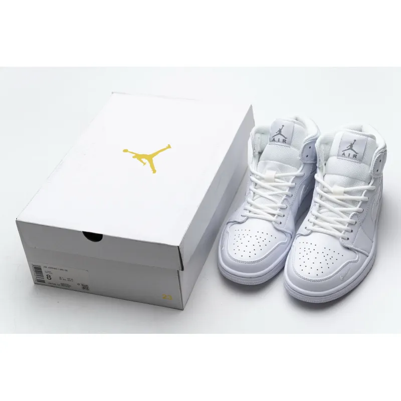 Bstsneaker- Air Jordan 1 Mid SE Nike Swoosh On Tour (2020) CW7589-100 
