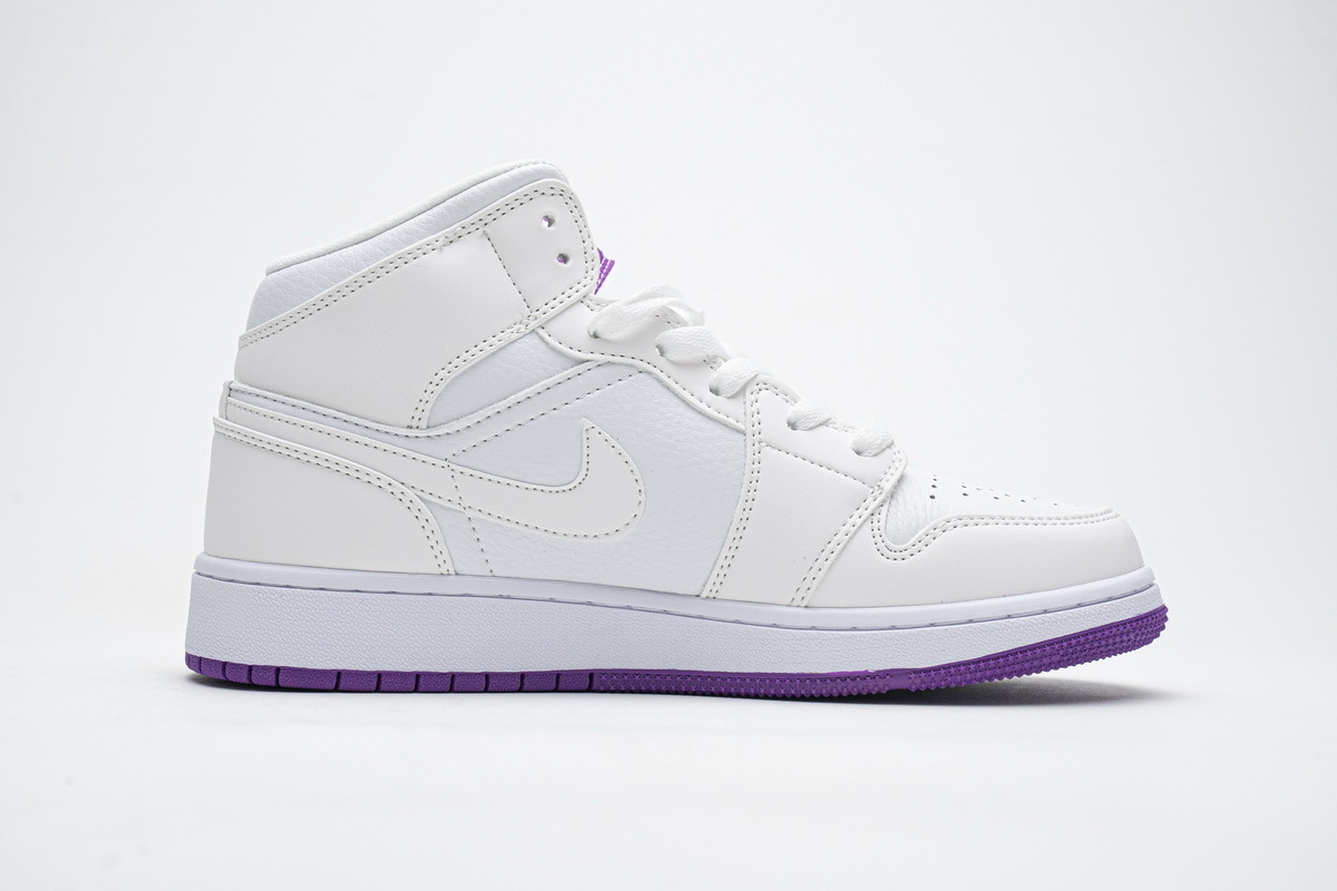 Bstsneaker- Air Jordan 1 Mid SE White Fuchsia Blast 555112-100 