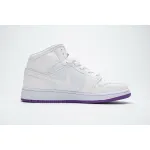 Bstsneaker- Air Jordan 1 Mid SE White Fuchsia Blast 555112-100 