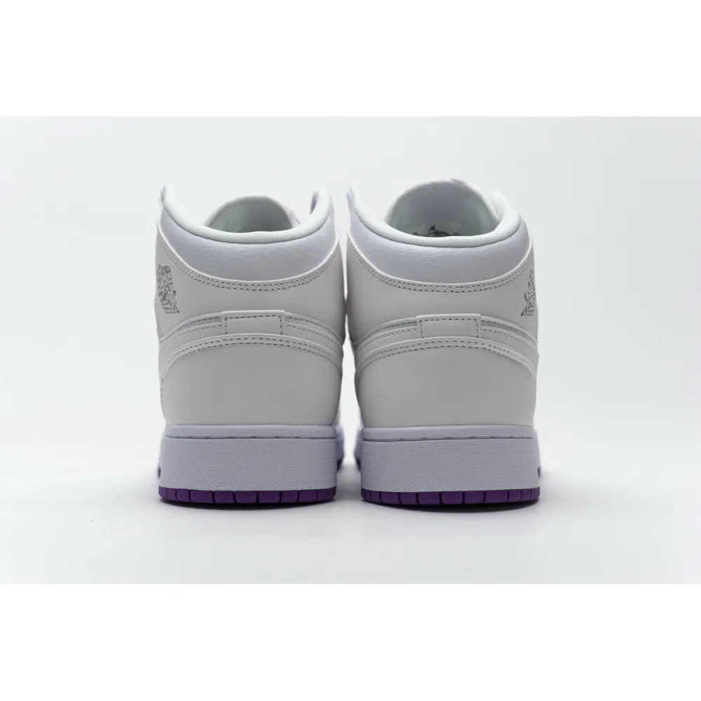 Bstsneaker- Air Jordan 1 Mid SE White Fuchsia Blast 555112-100 