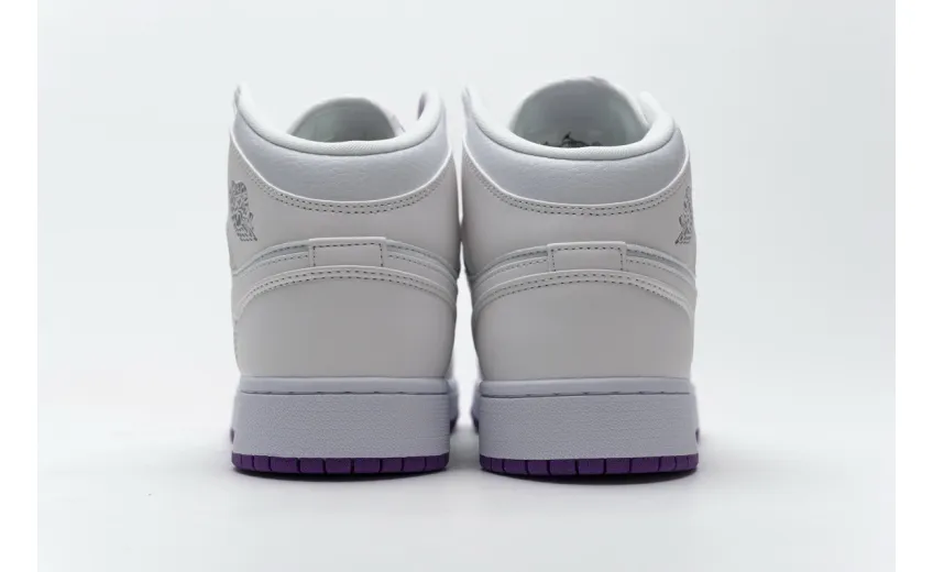 Bstsneaker- Air Jordan 1 Mid SE White Fuchsia Blast 555112-100 