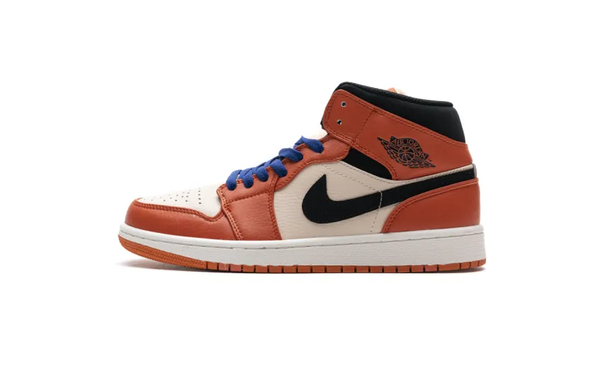 Bstsneaker- Air Jordan 1 Mid Team Orange Black 852542-800 