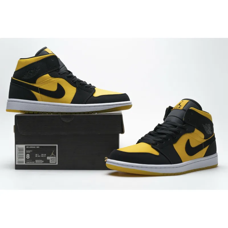 Bstsneaker- Air Jordan 1 Mid University Gold CD6759-007 
