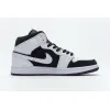 Bstsneaker- Air Jordan 1 Mid White Black 554724-113 