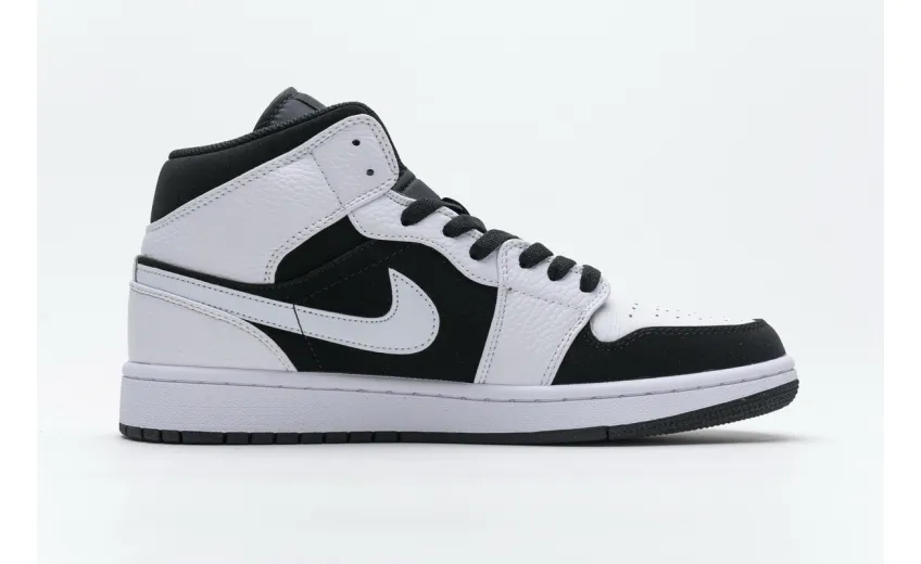 Bstsneaker- Air Jordan 1 Mid White Black 554724-113 