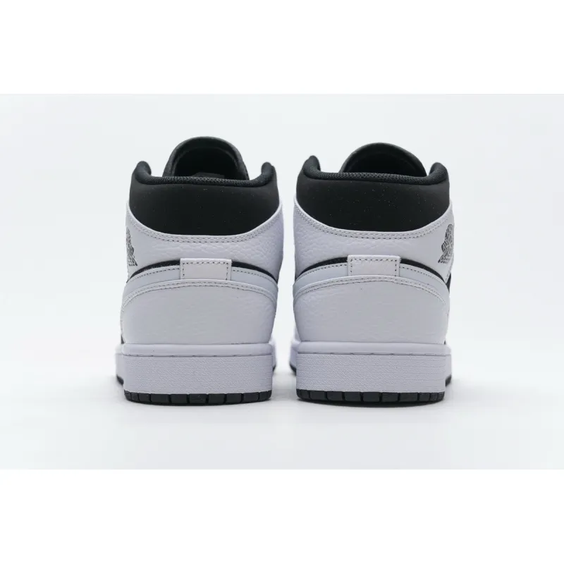 Bstsneaker- Air Jordan 1 Mid White Black 554724-113 