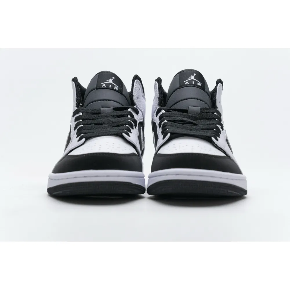 Bstsneaker- Air Jordan 1 Mid White Black 554724-113 