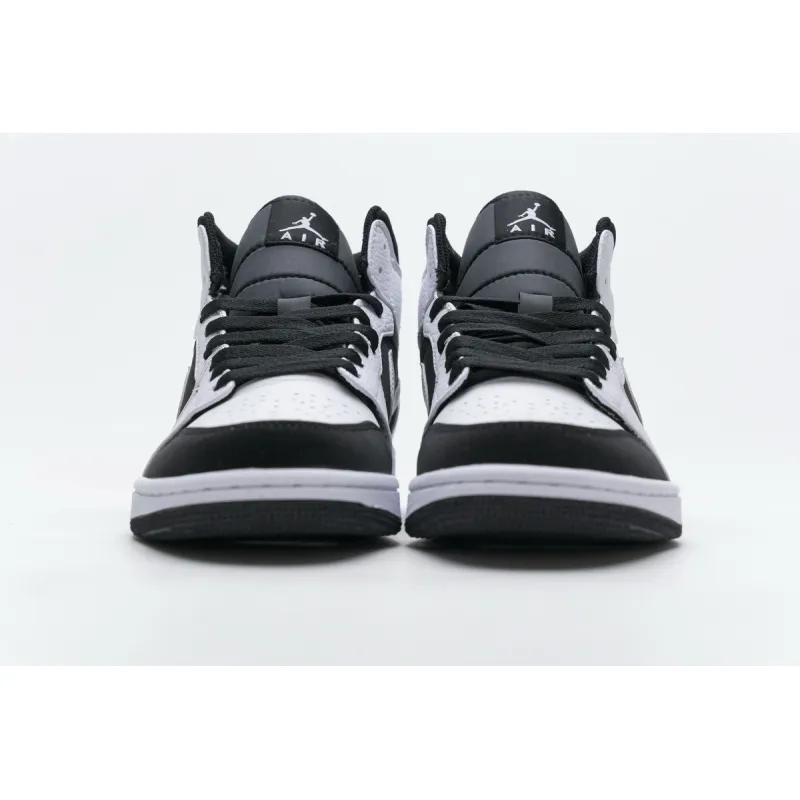 Bstsneaker- Air Jordan 1 Mid White Black 554724-113 