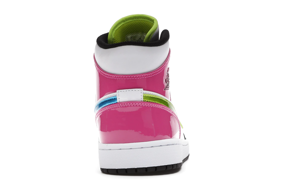 Bstsneaker- Air Jordan 1 Mid White Black Cyber Pink CZ9834-100 