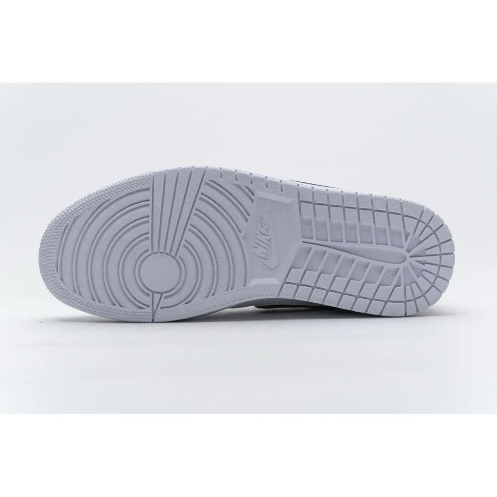Bstsneaker- Air Jordan 1 Mid White Black Gym Red 554724-116  