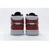 Bstsneaker- Air Jordan 1 Mid White Black Gym Red 554724-116  