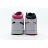 Bstsneaker- Air Jordan 1 Mid White Black Hyper Pink (GS) 555112-106 