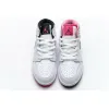 Bstsneaker- Air Jordan 1 Mid White Black Hyper Pink (GS) 555112-106 