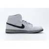 Bstsneaker- Air Jordan 1 Mid White Cement (GS) 554725-115 