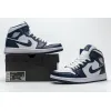 Bstsneaker- Air Jordan 1 Mid White Metallic Gold Obsidian 554724-174 