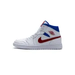 Air Jordan 1 Mid White Red Royal (W) BQ6472-164 