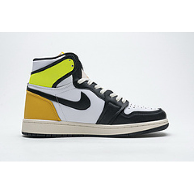 Bstsneaker-Air Jordan 1 Retro High White Black Volt University Gold 555088-118 02