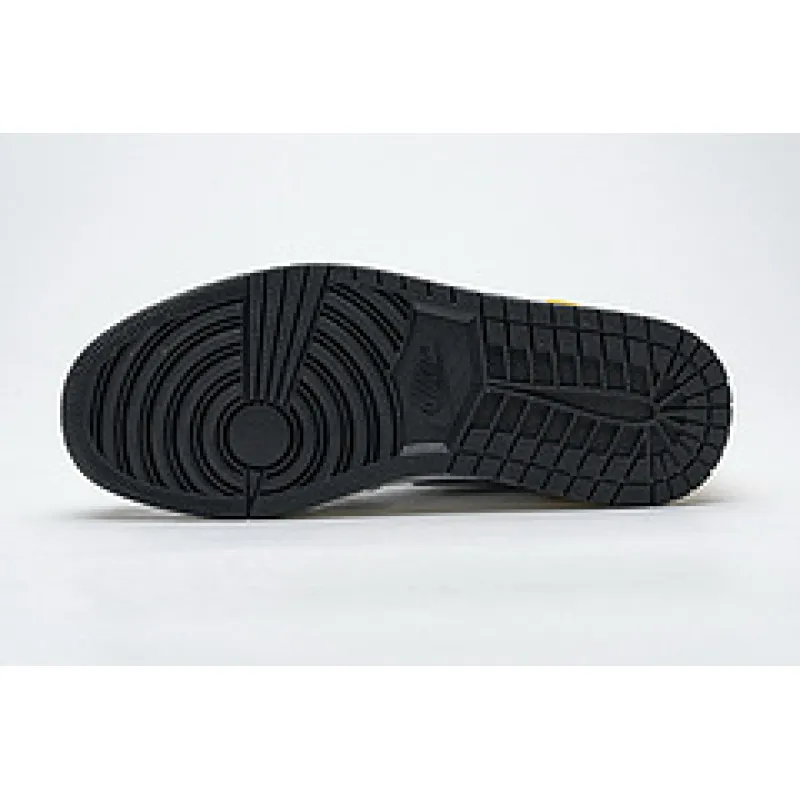 Bstsneaker-Air Jordan 1 Retro High White Black Volt University Gold 555088-118