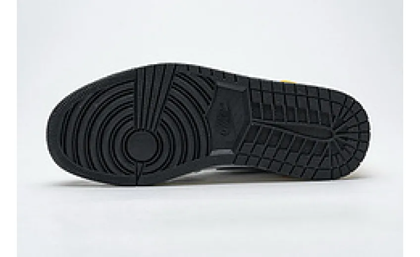 Bstsneaker-Air Jordan 1 Retro High White Black Volt University Gold 555088-118