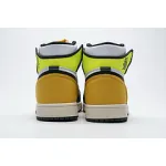 Bstsneaker-Air Jordan 1 Retro High White Black Volt University Gold 555088-118