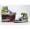 Bstsneaker-Air Jordan 1 Retro High White Black Volt University Gold 555088-118
