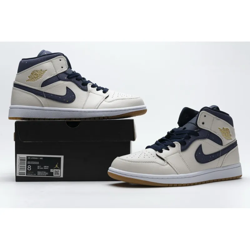 Bstsneaker- Air Jordan 1 Retro Mid Jeter AH6342-104 
