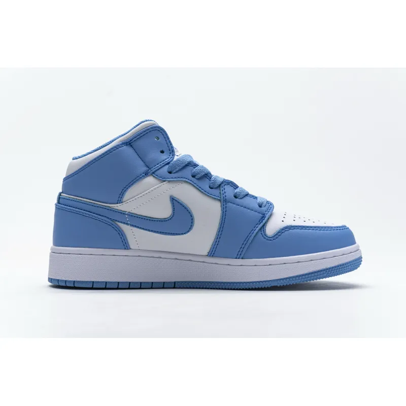 Bstsneaker- Air Jordan 1 Retro Mid UNC 554724-106 