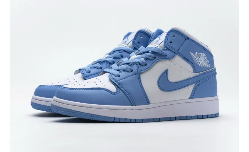 Bstsneaker- Air Jordan 1 Retro Mid UNC 554724-106 