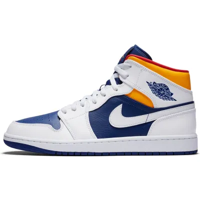 Bstsneaker- Air Jordan 1 Royal Blue Laser Orange 554724-131 