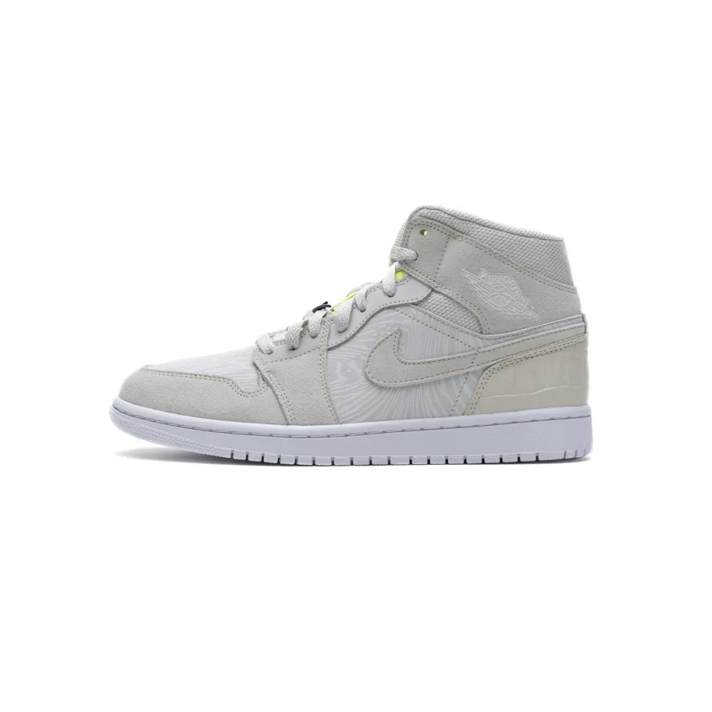 Bstsneaker- Air Jordan 1 Vast Grey Ghost Green (W) CV3018--001 