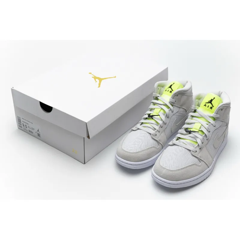 Bstsneaker- Air Jordan 1 Vast Grey Ghost Green (W) CV3018--001 
