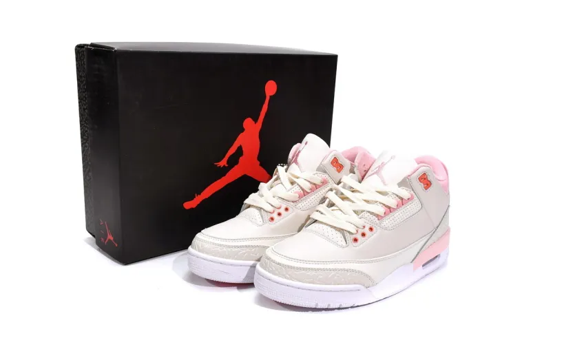 Bstsneaker- Air Jordan 3 Retro Sail Rust Pink (W) CK9246-116 