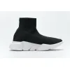 Bstsneaker- Balenciaga Stretch Mesh High Top Sneaker Black White 