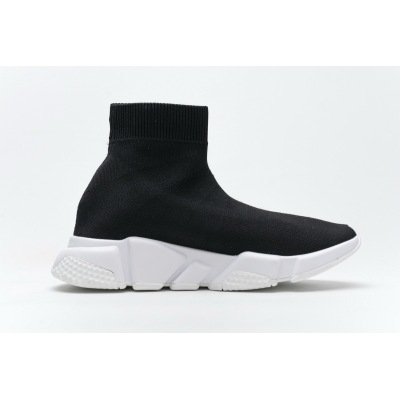  Balenciaga Stretch Mesh High Top Sneaker Black White  02
