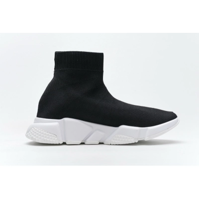 Bstsneaker- Balenciaga Stretch Mesh High Top Sneaker Black White  02
