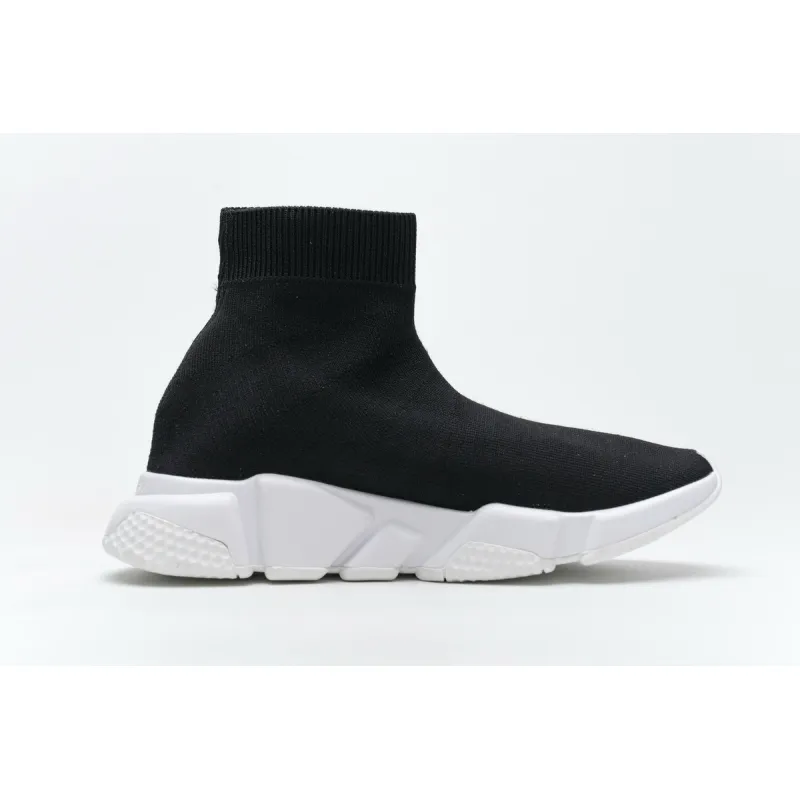Bstsneaker- Balenciaga Stretch Mesh High Top Sneaker Black White 