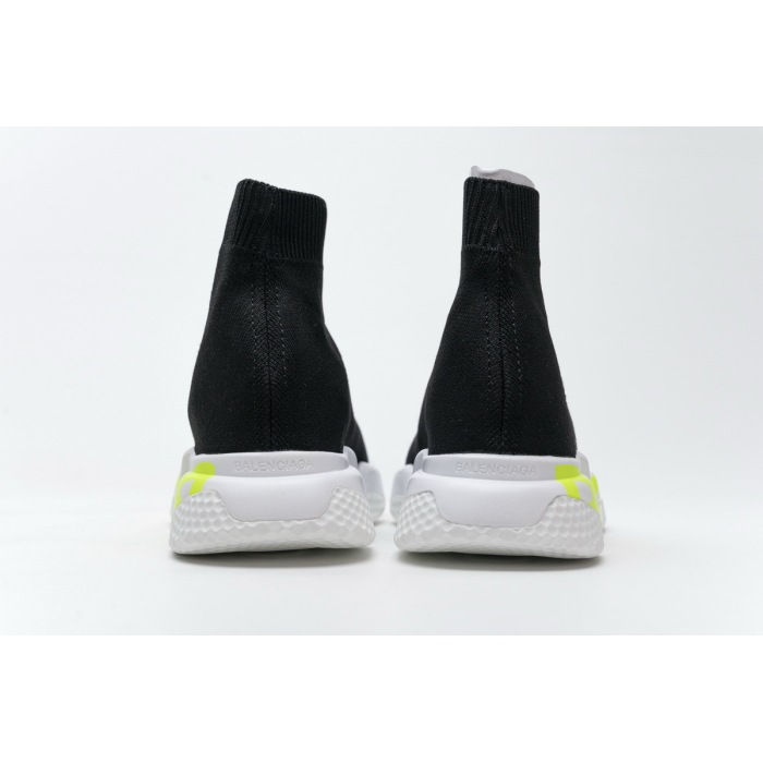  Balenciaga Stretch Mesh High Top Sneaker Black White 