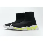 Bstsneaker- Balenciaga Stretch Mesh High Top Sneaker Black White 