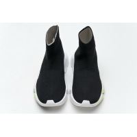  Balenciaga Stretch Mesh High Top Sneaker Black White 