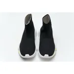 Bstsneaker- Balenciaga Stretch Mesh High Top Sneaker Black White 
