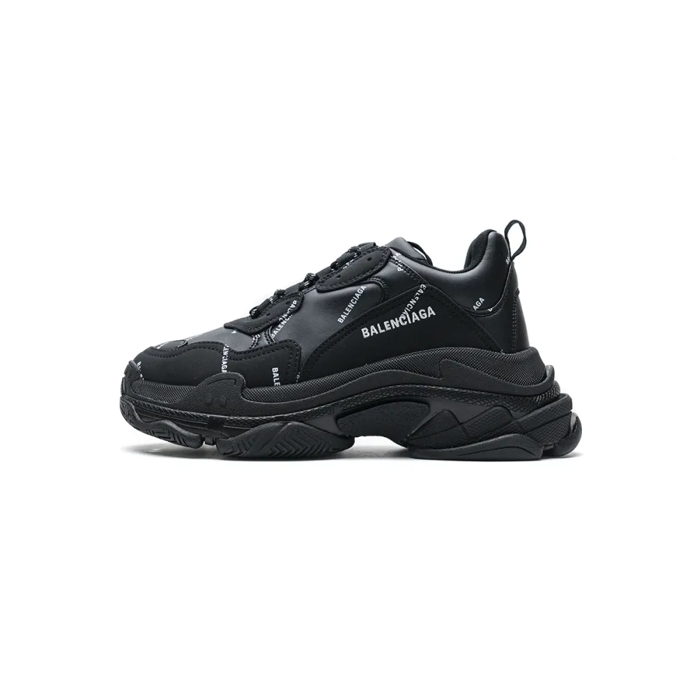  Balenciaga Triple S Black 524039 W06E2 2020 