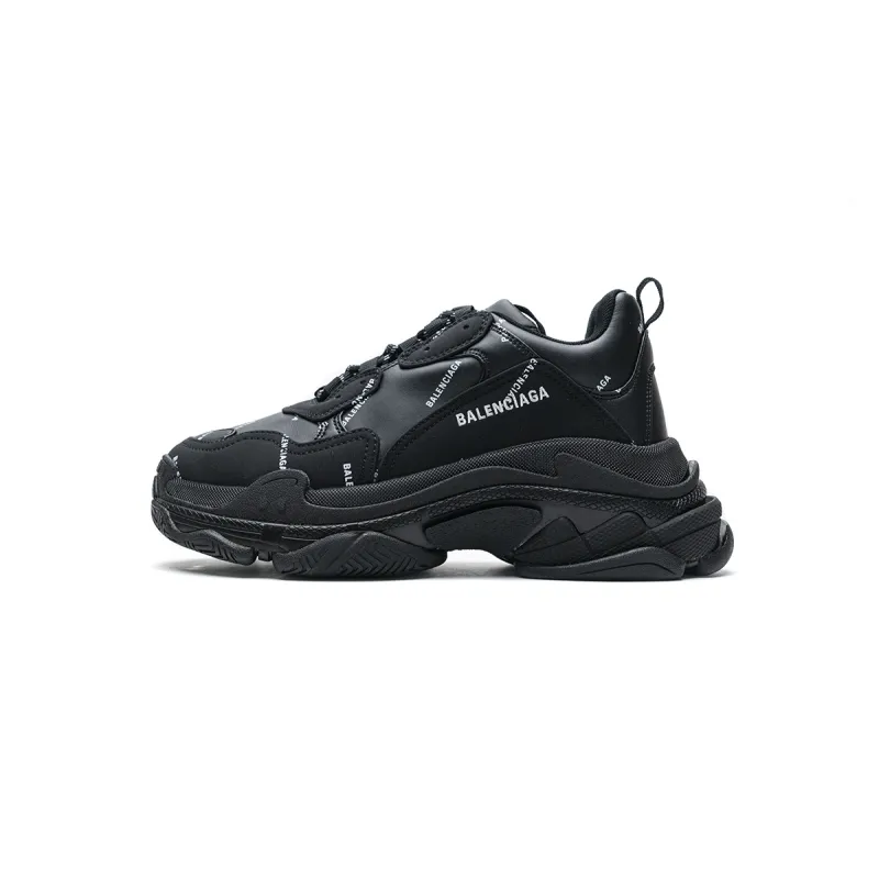  Balenciaga Triple S Black 524039 W06E2 2020 