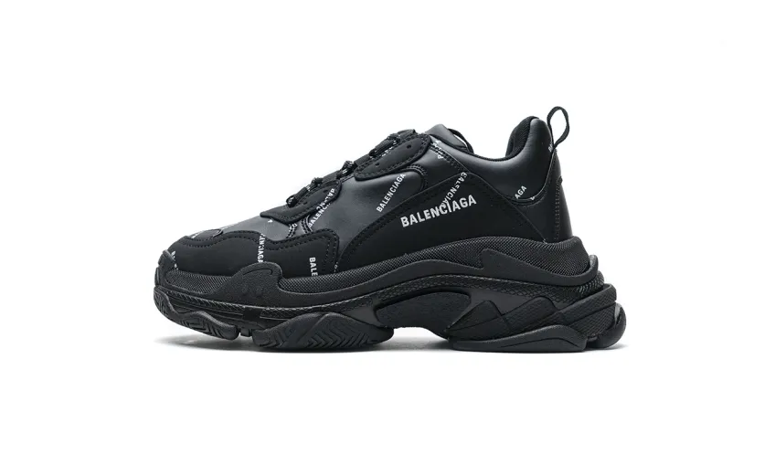  Balenciaga Triple S Black 524039 W06E2 2020 