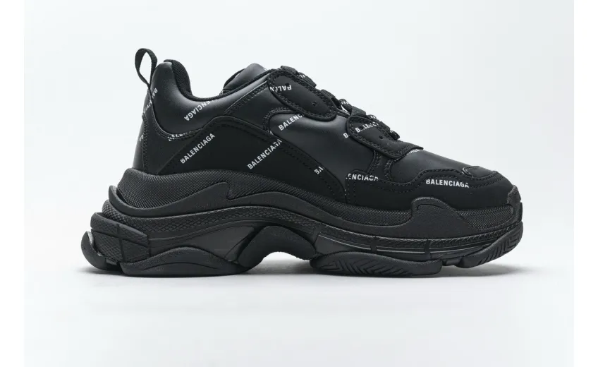  Balenciaga Triple S Black 524039 W06E2 2020 