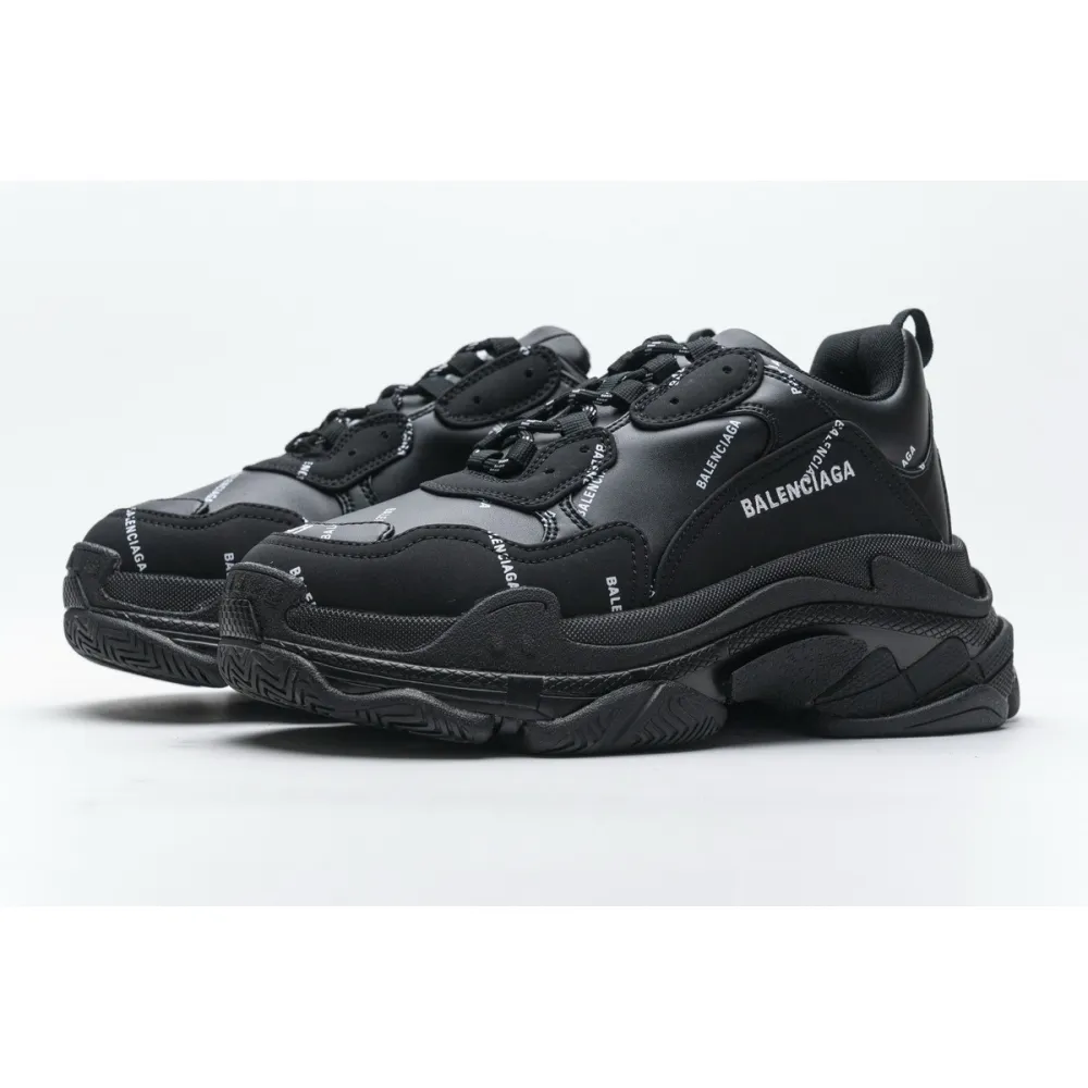  Balenciaga Triple S Black 524039 W06E2 2020 